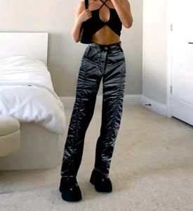 Zara Winter Leather Finish Trouser