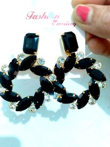 Black Colour Earrings