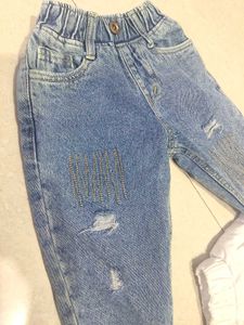 Denim Jeans For 1 To 2 Year Old Girl Or Boy