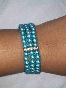 Blue Pearl Bracelet
