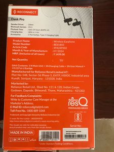 Reconnect Dank Pro Earphone