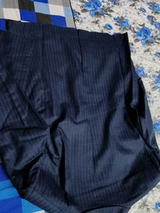 Men Blue Striped Stylish Formal Blazer