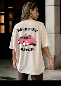 Back Graphic Printed Oversized T Shirt