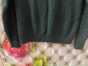 Green Knit Sweater