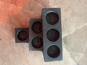 Wooden Candle Holder Set