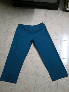 Blue Casual Pants