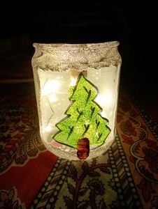 Hand Made Christmas  Lamp For Showpiece