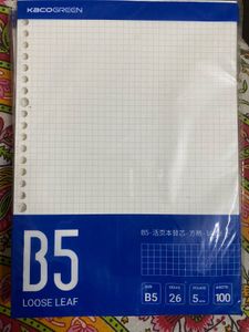 Note taking loose sheets