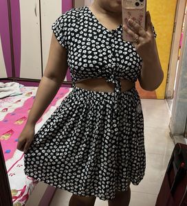 Floral Attached Two-Piece Set