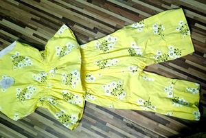 Cute Floral Pajama Set