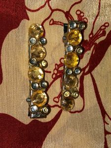 Kundan Fitted Alligator Clips Combo
