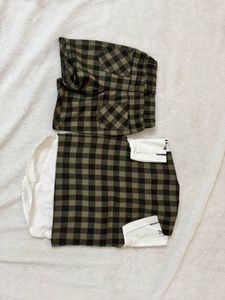 Boys' Plaid Vest Outfit