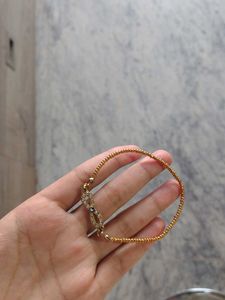 Gold Infinity Charm Bracelet