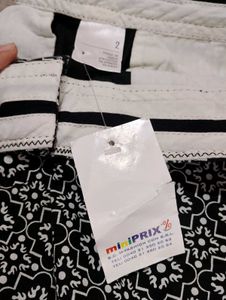 Black And White Miniskirt