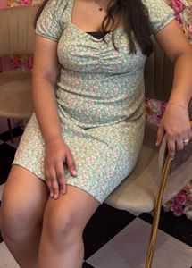 Floral Mini Dress Size- M