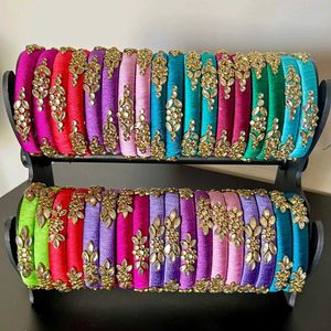 silk thread Bangle Sets