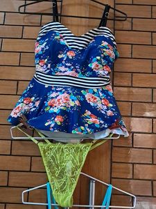 Four Padded   Bralet Top N Panty Imported Fabric