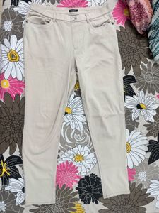 Go Colors Beige Straight Leg Jeggings