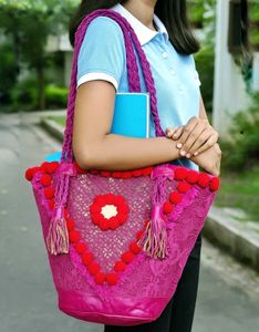 Antique Shoulder Tote Bag Articraft