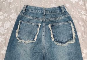 Acid Wash Wide Leg Jeans