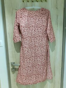 Soft, Beautiful Rayon Kurti With Boat Neck