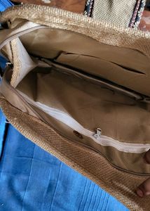 Tribal Hand Embroidery - Jute Sling Bag