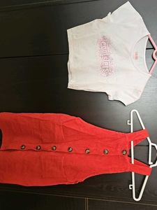 Cute Red Corduroy Jumper