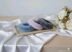 fur scrunchies