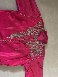 Pink Embellished Kurti
