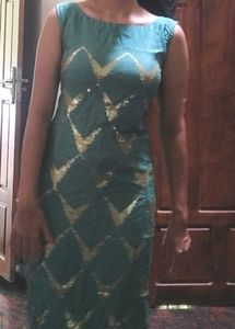 Beautiful Green Stiched Bodycon Ethnic Wear
