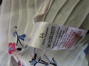 Floral White Shirt UK Classic 38