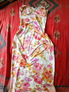 Floral Print Slip Dress