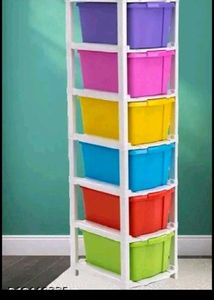 Colorful Storage Drawer Unit