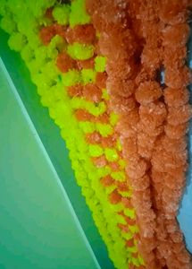 20 String Artificial.Flower Yellow,Ornge Nd Mix