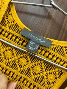 Bohemian Mustard Yellow Tank Top