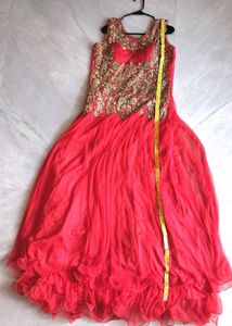 New Zardozi workEthnic Gown with padded cups