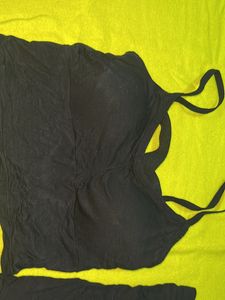 Criss Cross Women&#39;s Bralette And Inner SHorts