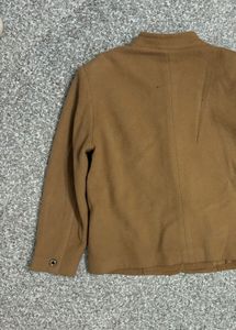 Vintage Tan Button-Down Jacket