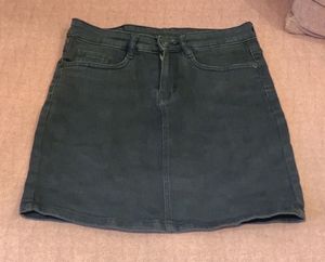 Dark Wash Denim Mini Skirt