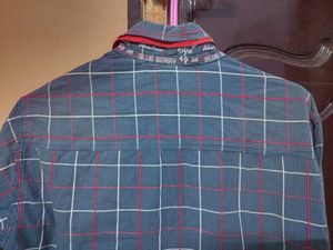 Checked Fashion Double Side Shirt