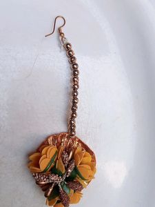 Haldi Earings And Mangtika