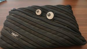 173ZIPIT Grillz 3-Ring Pencil Case, Black