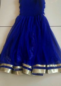 Royal Blue Flower Girl Dress