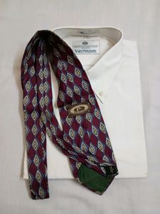 Bert Pulitzer Maroon Pattern Men&#39;s Tie