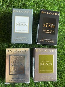 BVLGARI Man Miniatures Set Combo