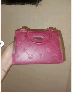 Maroon Handbag