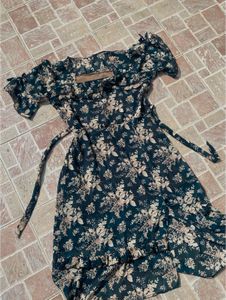 Floral Print Midi Dress