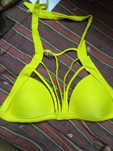 yellow Small Size bikini bra