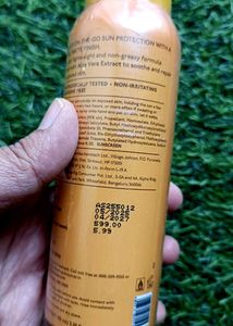 Asaya Sheerscream Sunscreen Mist with Aloevera