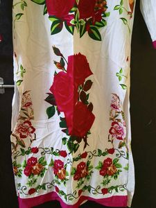 Floral Print Kurta